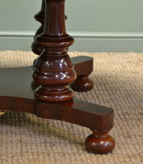 fig 1. Superb Quality Antique Victorian Mahogany Extending Dining Table
