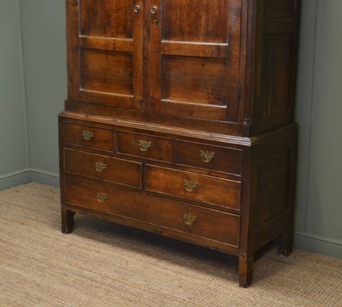fig 1. Period Oak Antique Harness Cupboard