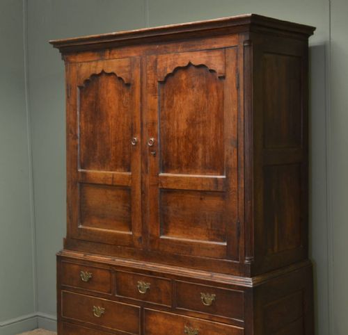 fig 2. Period Oak Antique Harness Cupboard