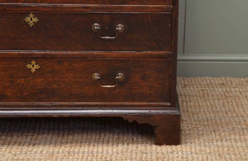 fig 1. Country Georgian Oak Antique Bureau