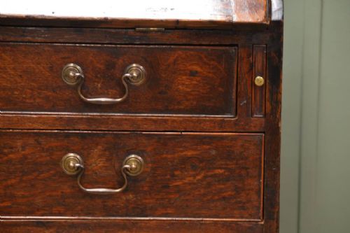 fig 2. Country Georgian Oak Antique Bureau