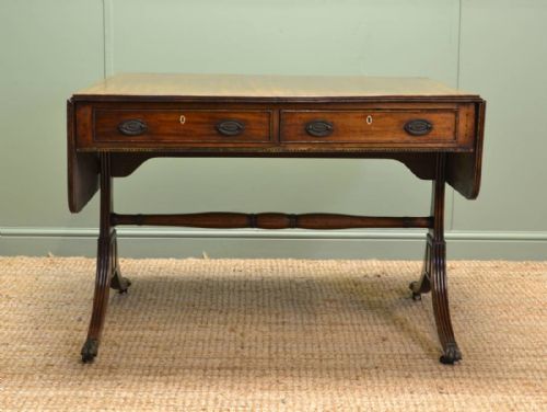 Regency Mahogany Antique Sofa Table