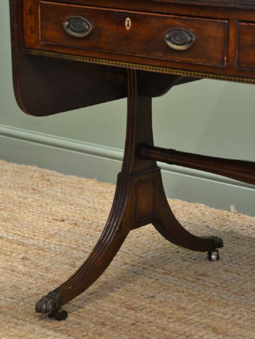 fig 2. Regency Mahogany Antique Sofa Table