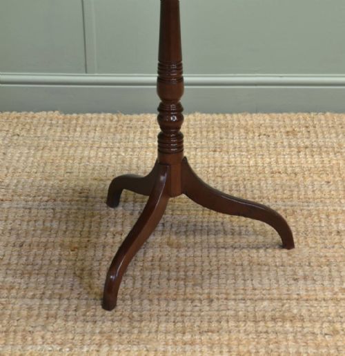 fig 2. Fine Quality Antique Regency Mahogany Occasional Tripod Table