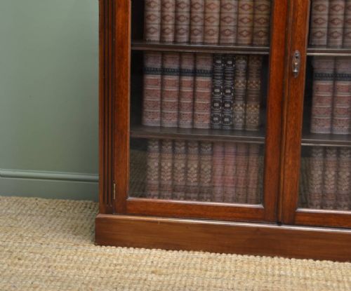 fig 1. Edwardian Mahogany Antique Glazed Bookcase