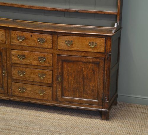 fig 1. Georgian Oak Antique Dresser