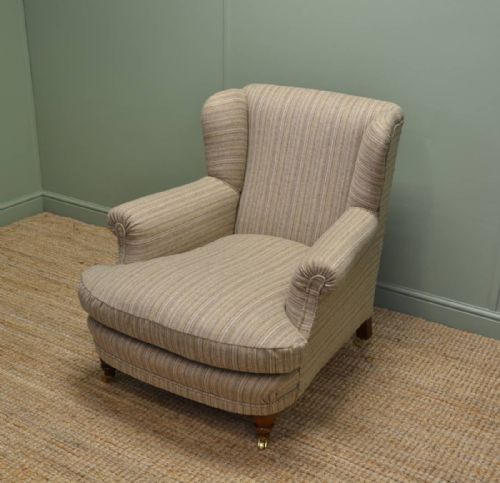 fig 1. Superb Quality, Comfortable, Howard Style Victorian Antique Armchair