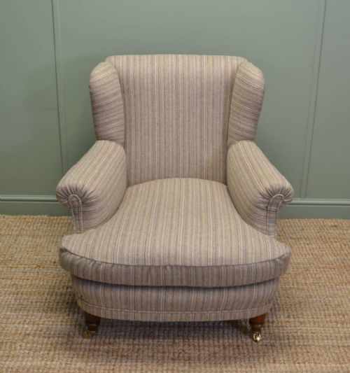 fig 2. Superb Quality, Comfortable, Howard Style Victorian Antique Armchair