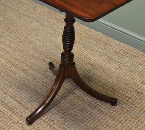 fig 1. Regency Mahogany Antique Occasional Wine Table