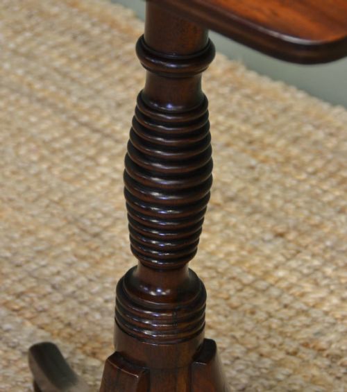 fig 2. Regency Mahogany Antique Occasional Wine Table