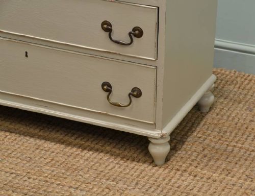 fig 1. Small Georgian Painted Antique Chest of Drawers