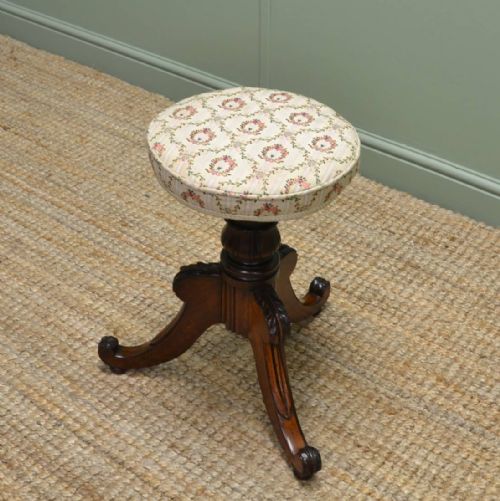William IV Rosewood Antique Stool
