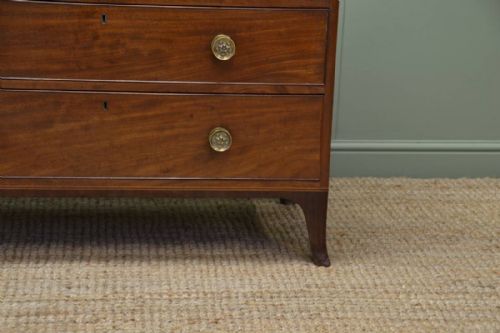 fig 1. Superb Quality Regency Antique Mahogany Secretaire Chest