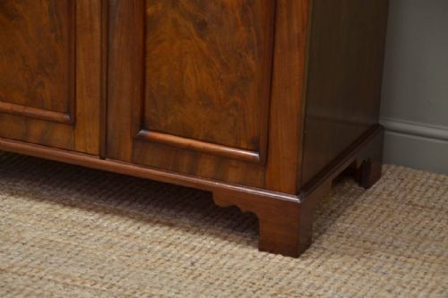 fig 1. Unusual Antique Victorian Mahogany Wardrobe having Small Proportions
