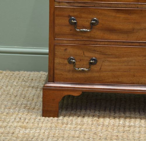 fig 1. Attractive, Small Proportioned, Mellow Mahogany Antique Chest of Drawers