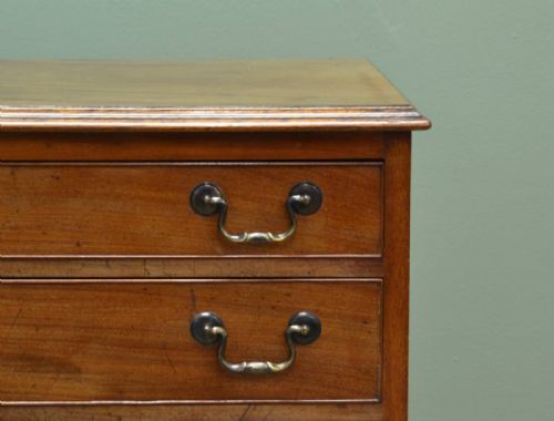 fig 2. Attractive, Small Proportioned, Mellow Mahogany Antique Chest of Drawers