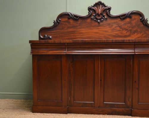 fig 2. Victorian Mahogany Antique Sideboard