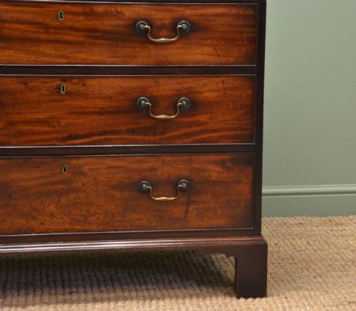 fig 1. Quality Georgian Mahogany Antique Chest of Drawers