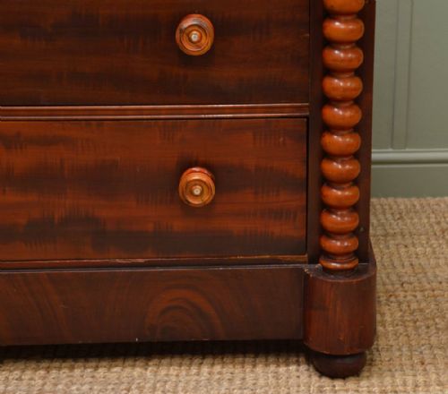 fig 1. Large Victorian Scottish Antique Chest of Drawers