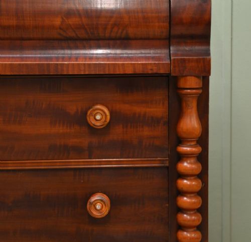 fig 2. Large Victorian Scottish Antique Chest of Drawers