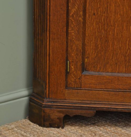 fig 2. Quality Period Oak Antique Floor Standing Corner Cupboard 