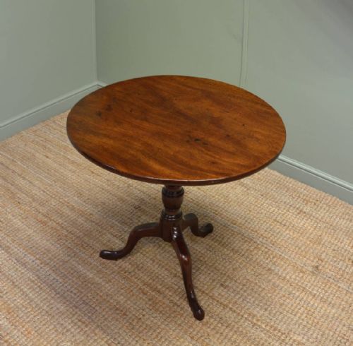 Quality Solid Mahogany Georgian Antique Tripod Table