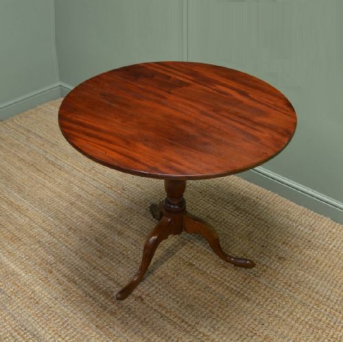 Georgian Mahogany Circular Tripod Occasional Table