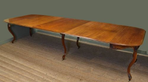 Huge 12ft Victorian Walnut Antique Dining Table