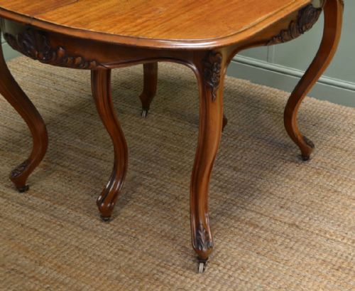 fig 1. Huge 12ft Victorian Walnut Antique Dining Table