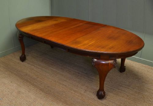 Quality Solid Walnut Victorian Extending Dining Table