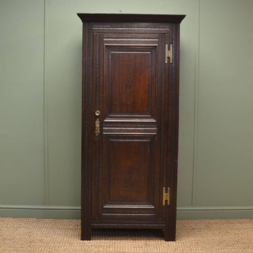 Georgian Design Antique Edwardian Oak Hall Cupboard.