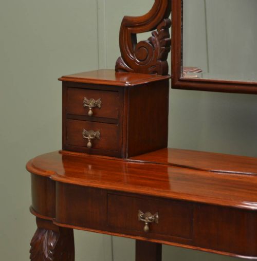 fig 2. Beautiful Victorian Mahogany Duchess Antique Dressing Table