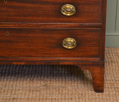 fig 1. Superb Quality Antique Georgian Mahogany Bureau.