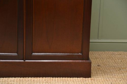 fig 1. Tall Victorian, Rich Mahogany Antique Cupboard.