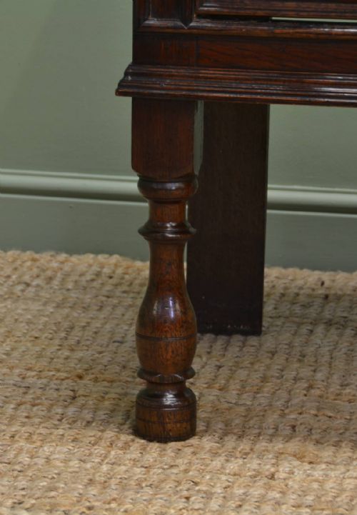 fig 2. Superb Country Small Oak Antique Dresser Base