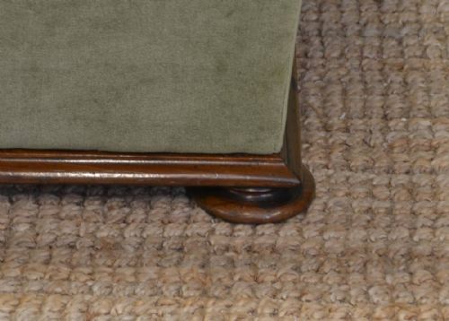 fig 1. Large Quality Victorian Antique Upholstered Ottoman