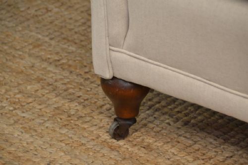fig 2. Comfy Edwardian Upholstered Antique Armchair