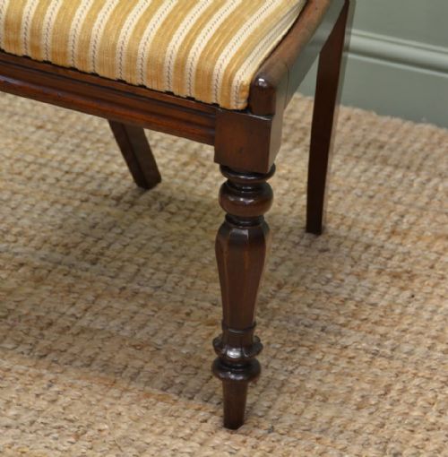 fig 2. Beautiful set of Six Victorian Antique Balloon Back Chairs