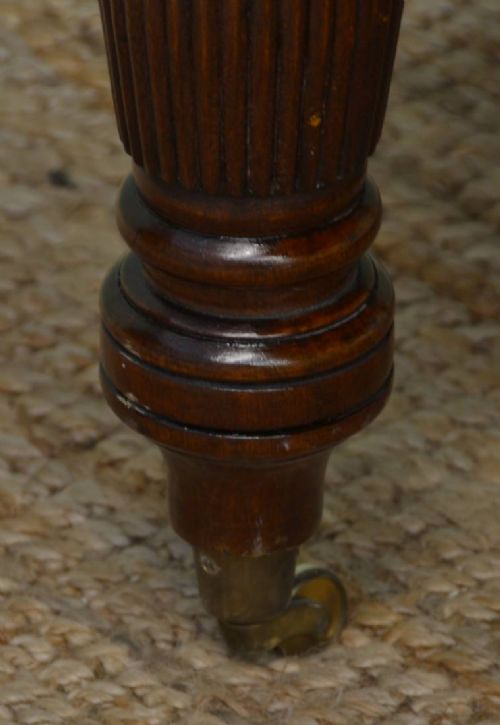 fig 2. Large Victorian Walnut Antique Wind Out Dining Table