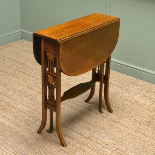 Fine Quality Edwardian Mahogany Antique Sutherland Table