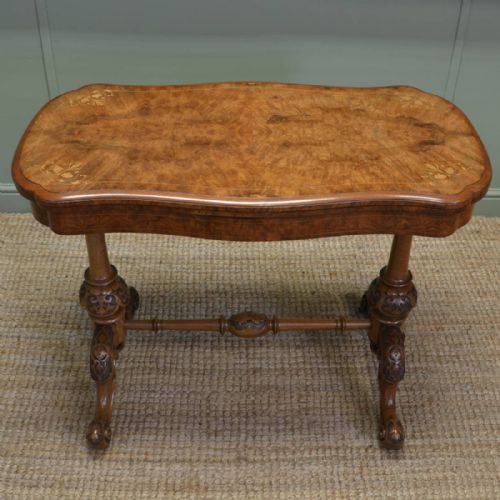 Stunning Figured Walnut, Victorian Antique  Card / Games Table