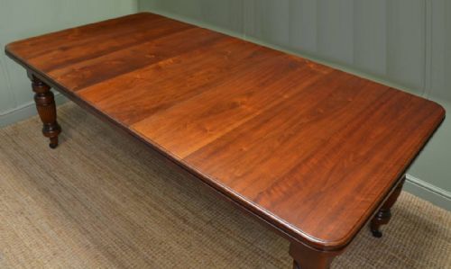 fig 2. Large Victorian Walnut Wind Out Dining Table