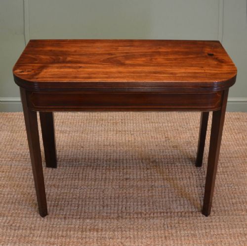 Fine Regency Mahogany Antique Side Table / Tea Table