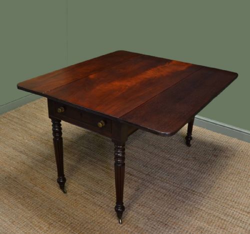 Regency Mahogany Antique Drop Leaf Table