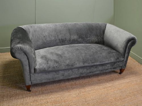 Beautiful Edwardian Upholstered Antique Sofa / Settee