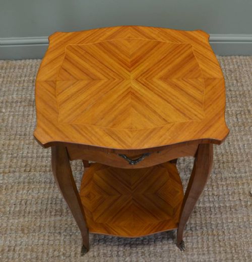 fig 2. Pair Of Vintage Kingwood Antique Side Tables
