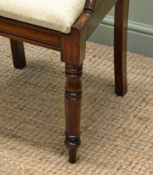 fig 1. Fine Regency Mahogany Antique Desk Chair