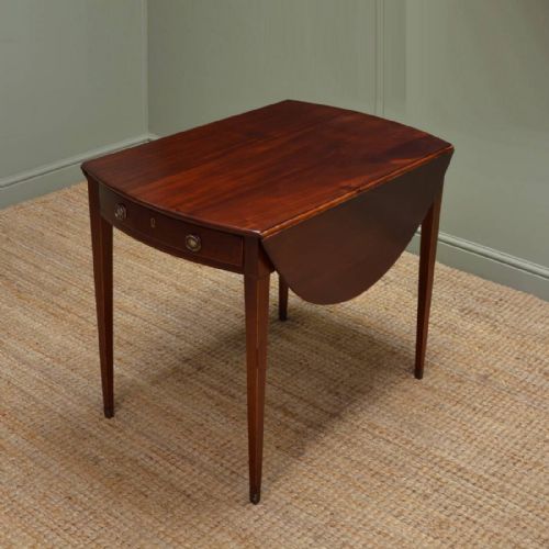 Fine Regency Small Mahogany Drop Leaf Dining Table