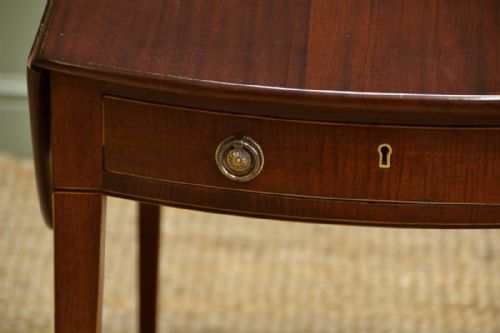 fig 1. Fine Regency Small Mahogany Drop Leaf Dining Table
