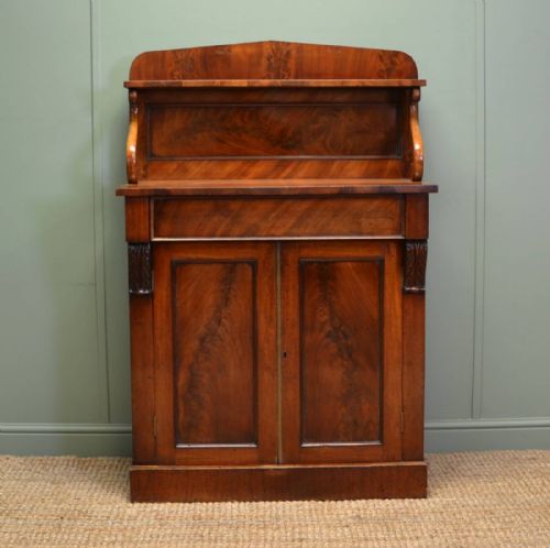 Characterful Victorian Antique Mahogany Chiffonier